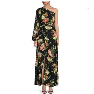Rachel Rachel Roy One Shoulder Floral Dress Size 14 NWT